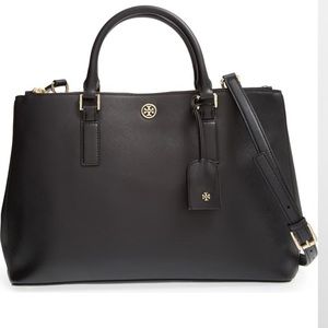 Tory Burch Robinson double zip tote